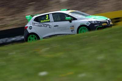 Renault U.K. Clio cars perform high-speed runs at Coventry MotoFest