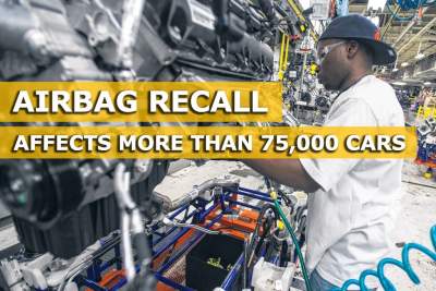 More than 75,000 vehicles recalled due to airbag system flaw