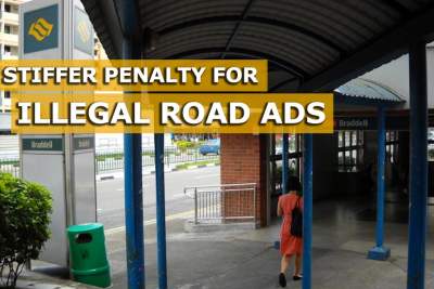 Repeat offenders of illegal road advertisements face stiffer penalty
