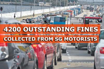 Singapore motorists nabbed for RM75m outstanding traffic fines