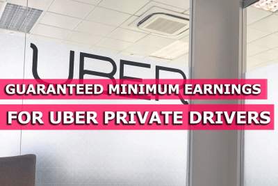 Uber guarantees minimum hourly earnings for its private drivers