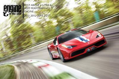 Ferrari wins fifth successive title at Engine of the Year Awards