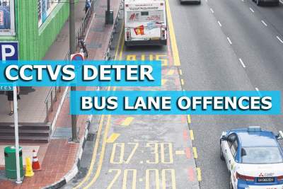 CCTV cameras help to keep bus lanes clear