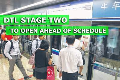 Stage two of Downtown Line to open in December