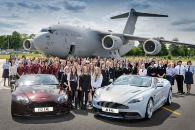 Aston Martin partners the Royal Air Force to promote career opportunities