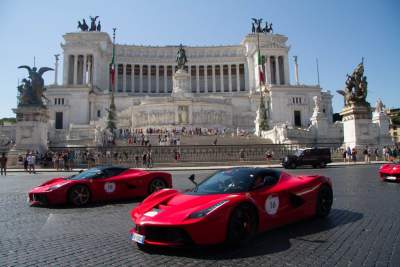Charity auction at Ferrari Rome Cavalcade raises S$300,000