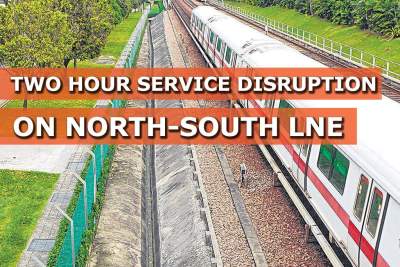 Track fault causes disruption for two hours