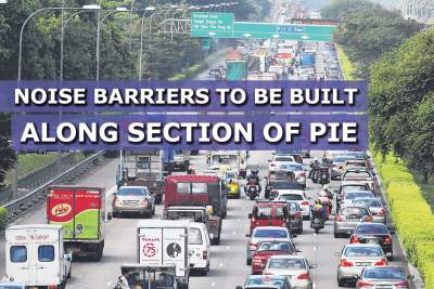 Stretch along Pan Island Expressway receives noise barriers
