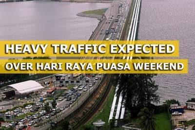 Expect heavy traffic at checkpoints over Hari Raya Puasa weekend