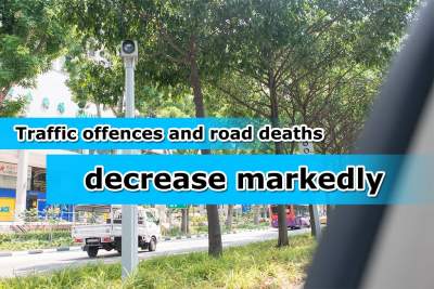 Road deaths and drink driving violations register a marked drop