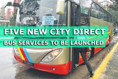 Five new City Direct bus services from September