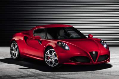 Alfa Romeo 4C at the Podium Lounge this Formula One Weekend