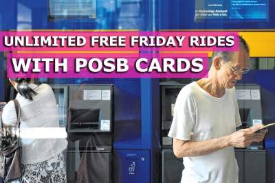 POSB launches new Fare Free Friday scheme