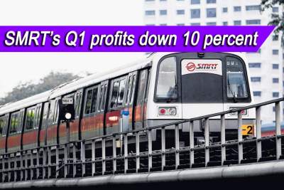 SMRT reports 10 percent drop in Q1 profits