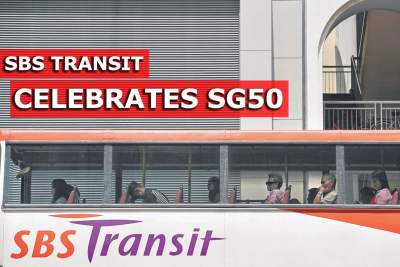 SBS Transit celebrates SG50 with free bus and train rides