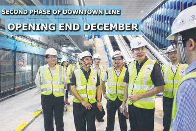 Phase two of the Downtown Line with 12 stations to open in December