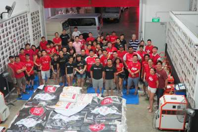 KlearKarbon donates 15,000kg of rice to several old folks' home