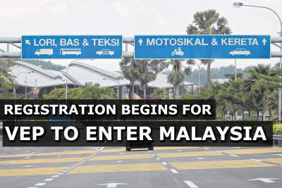Foreign-registered vehicles can now register for VEP for entry into Malaysia