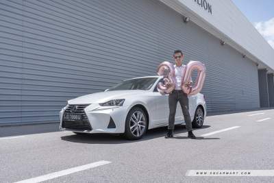 Step right up with a new Lexus IS