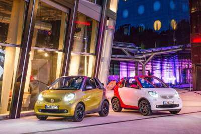 2016 Smart Fortwo Cabrio revealed ahead of Frankfurt Motor Show