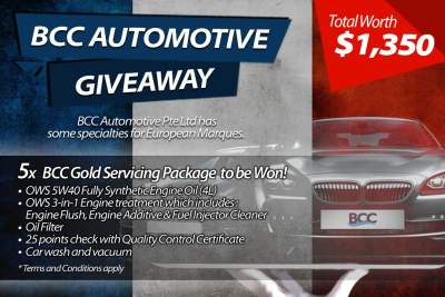 Win servicing packages and merchandise worth $1,350 in our September Giveaway