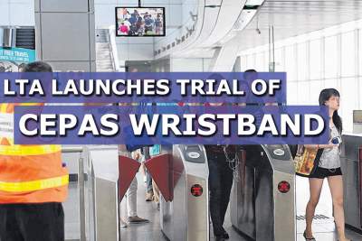 LTA launches trial for Cepas wristband for public transport