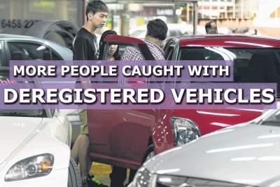 Number of people caught with deregistered vehicles soars