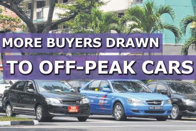LTA figures show more people are increasingly opting for off-peak car scheme