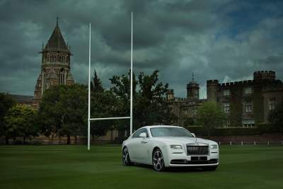 Rolls-Royce unveils bespoke 'Wraith - History of Rugby'