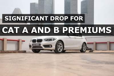 Premiums for Cat A and B COE fall while Cat E rise slightly