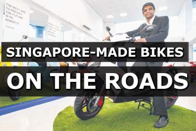Customisable Singapore-made motorbike hits the road