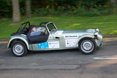 Caterham's frugal Seven 160 makes its MPG Marathon debut