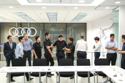 Engines explained in greater detail at the fourth Audi 'Tech Talk'