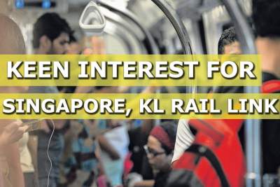 Singapore-KL rail link job draws keen interest from numerous firms