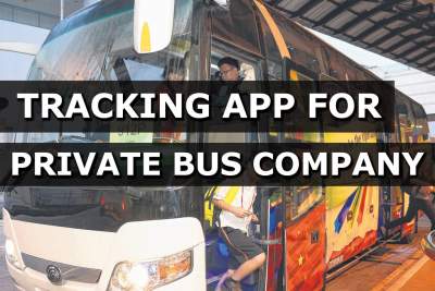 Tracking the bus to your workplace