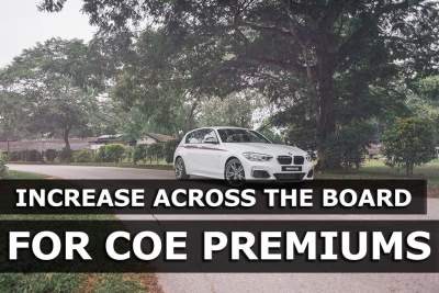 COE premiums close higher for second round of bidding in October