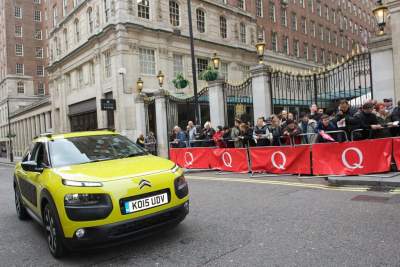 Citroen rocks the red carpet at 2015 Q Awards