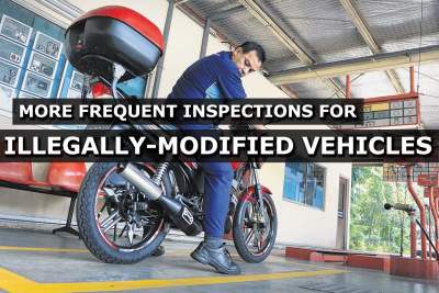 Vehicles with illegal modifications to undergo more frequent inspections