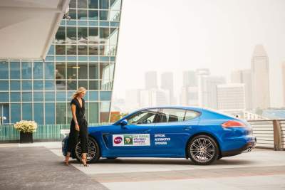 Maria Sharapova spends 1-on-1 time with Porsche in Singapore