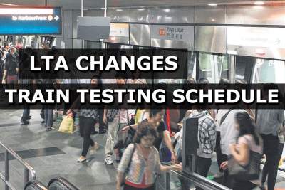 LTA accounces changes to train testing schedule