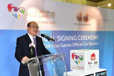 Cycle & Carriage signs on as Official Sponsor for ASEAN Para Games