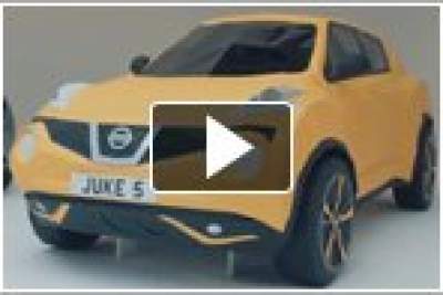 Full-sized origami car created to celebrate Juke's 5th birthday