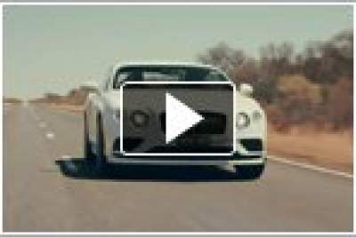 Taking the Bentley Continental GT Speed to its top speed