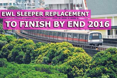 East-West Line sleeper replacement to finish by end 2016