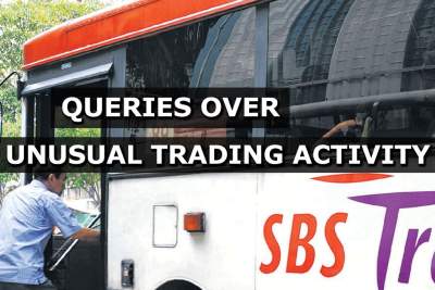 SBS Transit and SMRT queried over unusual trading activity
