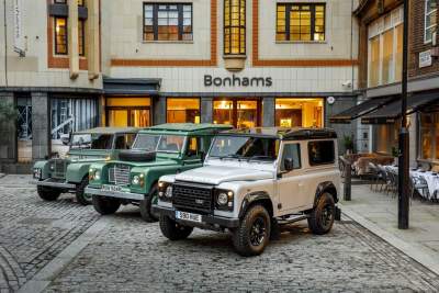 Land Rover Defender 2,000,000 to star in public exhibition ahead of auction