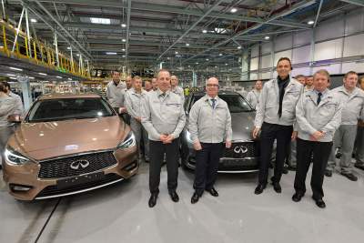 Infiniti Q30 officially starts production in Sunderland
