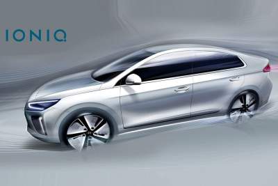 New Hyundai IONIQ renderings tease silhouette and design details