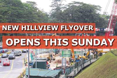 Hillview flyover to help ease traffic on Bukit Timah Road