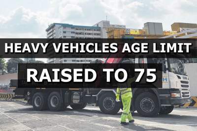 Age limit for driving heavy vehicles raised to 75